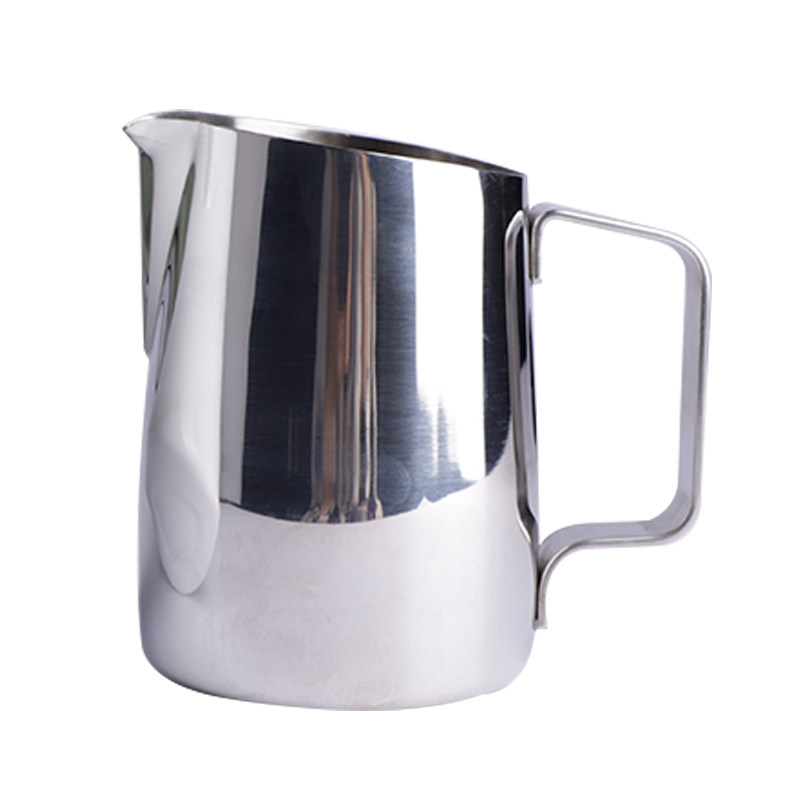咖啡拉花缸 尖嘴带刻度拉花杯斜口专业压纹打奶泡壶奶缸450ml定制,淘宝优惠券,粉丝福利购,淘宝优惠卷