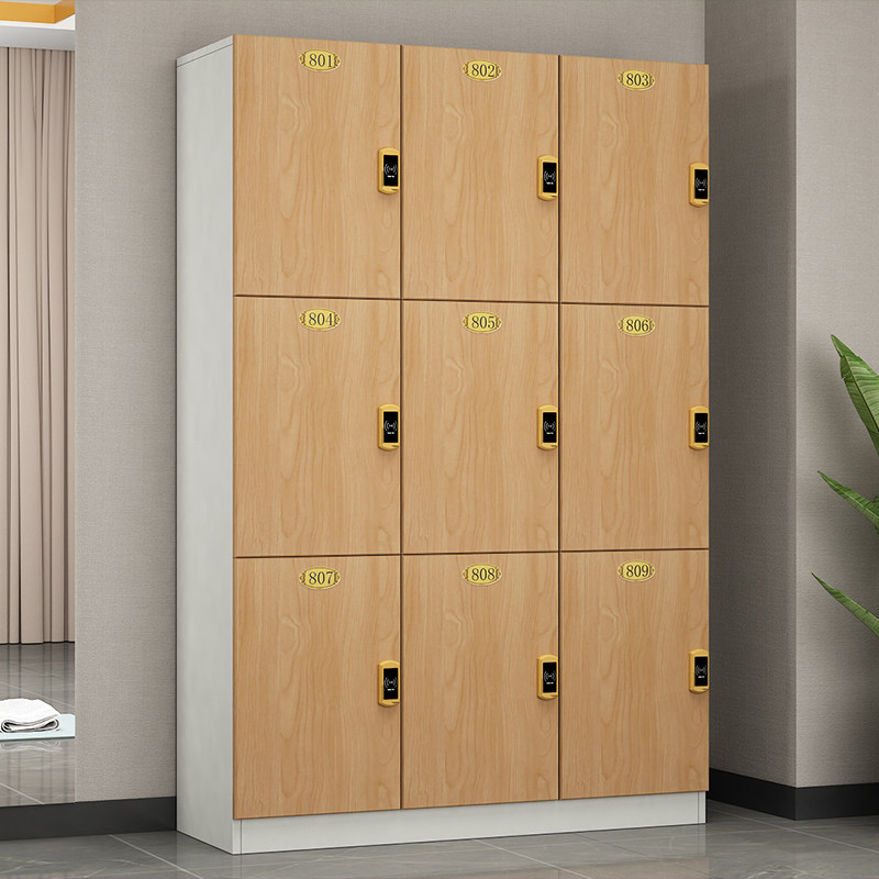 更衣柜健身房木质员工储物柜浴室洗浴中心鞋柜带锁瑜伽美容院柜子,淘宝优惠券,粉丝福利购,淘宝优惠卷