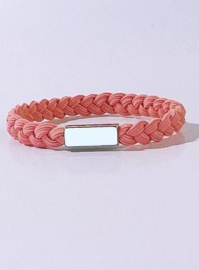 情侣闺蜜简约可定制刻字手链手绳