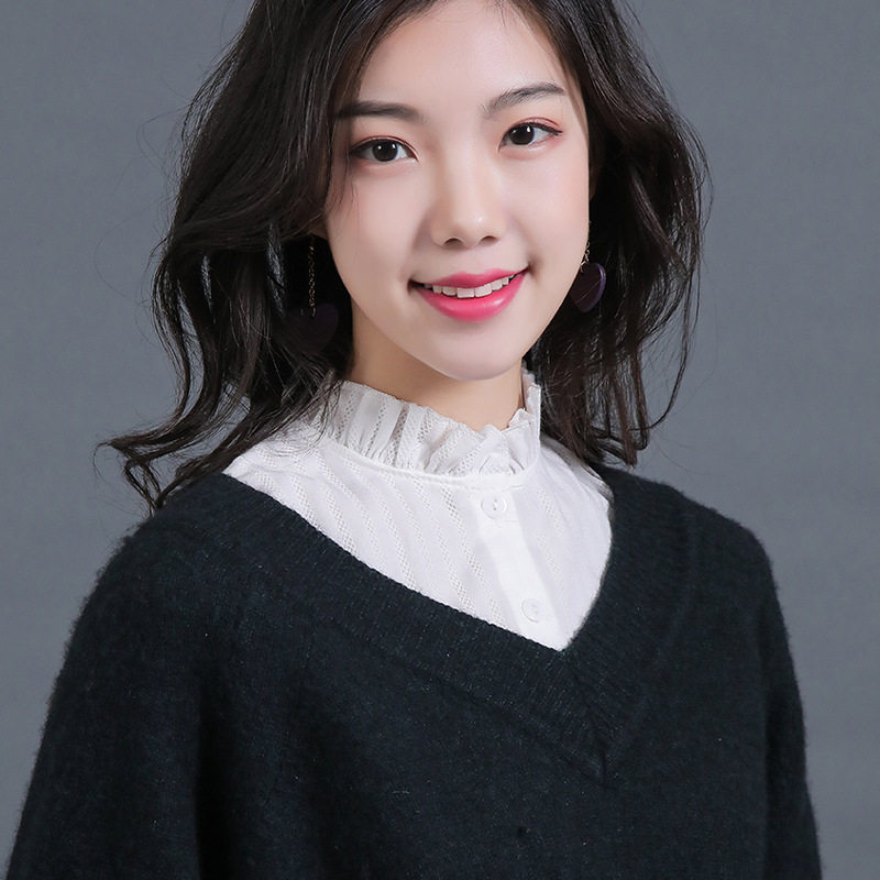 假领子女百搭春秋季多功能打底衫卫衣毛衣内搭背心小马甲韩版,淘宝优惠券,粉丝福利购,淘宝优惠卷