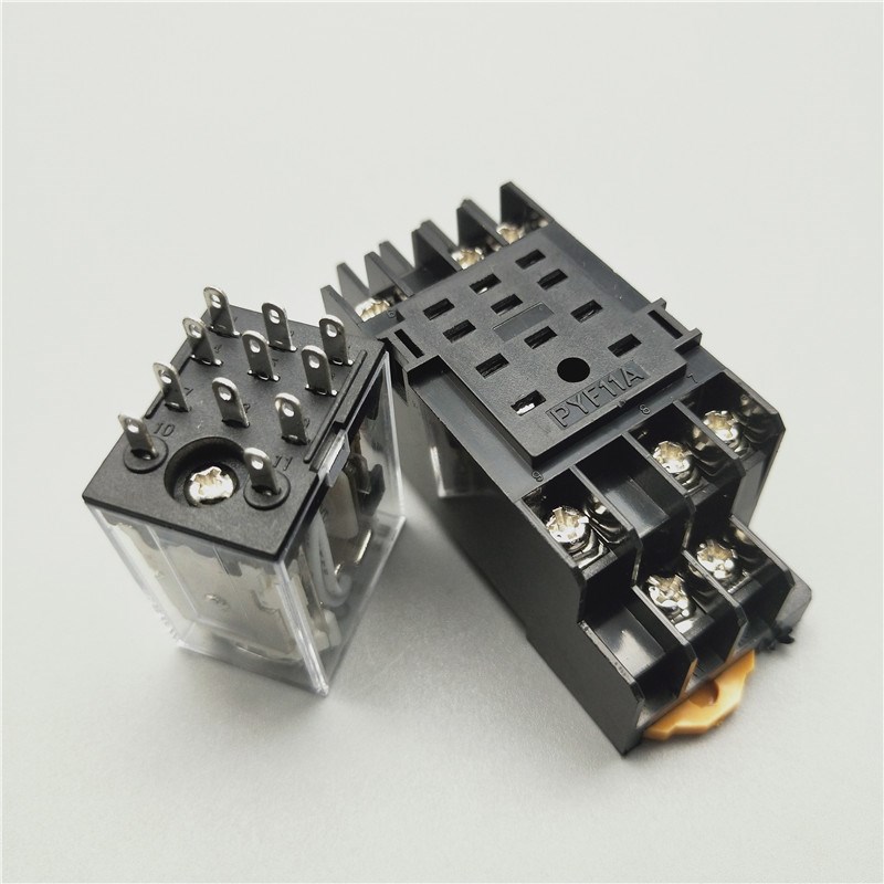 银触点小型中间电磁继电器MY LY2NJ 4NJ HH52P 54P 53P 62P 64P - 图1