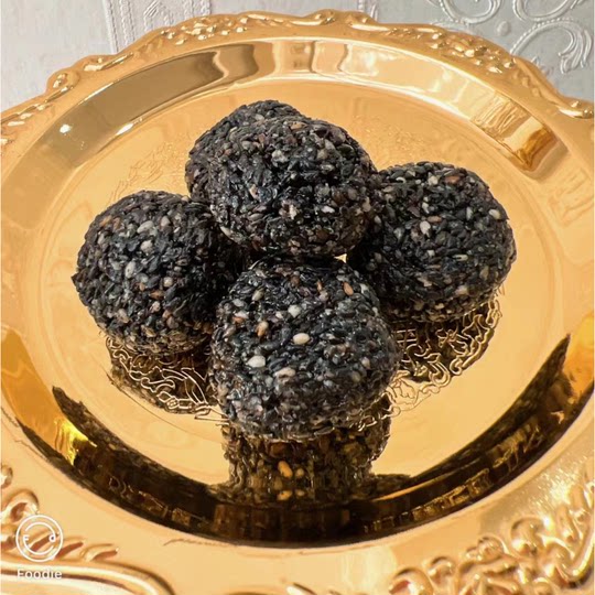 Шарики из черного кунжута с низким содержанием сахара, 4 банки, всего 158 юаней Шарики из черного кунжута Xinxiangheng, 20 шт./банка