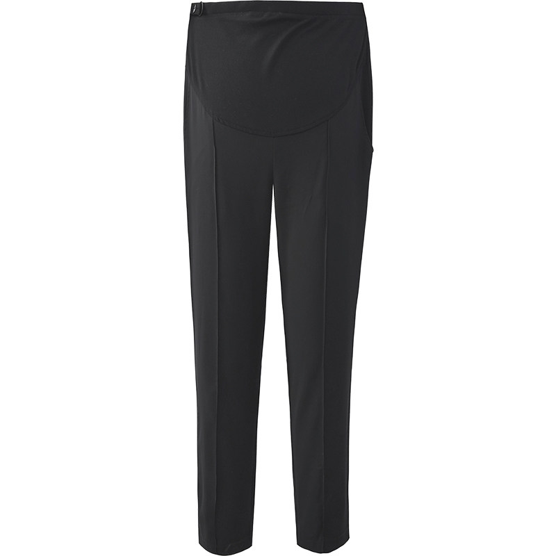 夏季外穿黑色西装裤九分孕妇裤子 仟淑婷孕妇打底裤