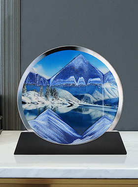 创意流沙画摆件艺术沙漏家居客厅酒柜电视柜办公室轻奢装饰纪念品