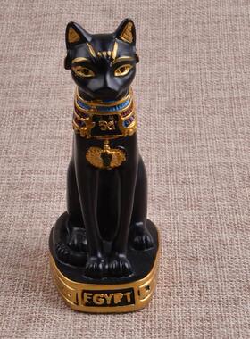 古埃及猫雕像装饰猫女神