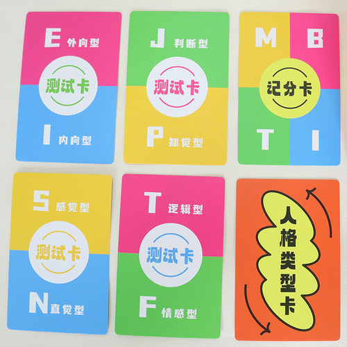 MBTI 人格测试卡牌/16型人格分析/网红桌游卡牌/是i人还是e人 - 图1