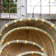 Household bamboo weaving bun basket kitchen coffee table storage basket