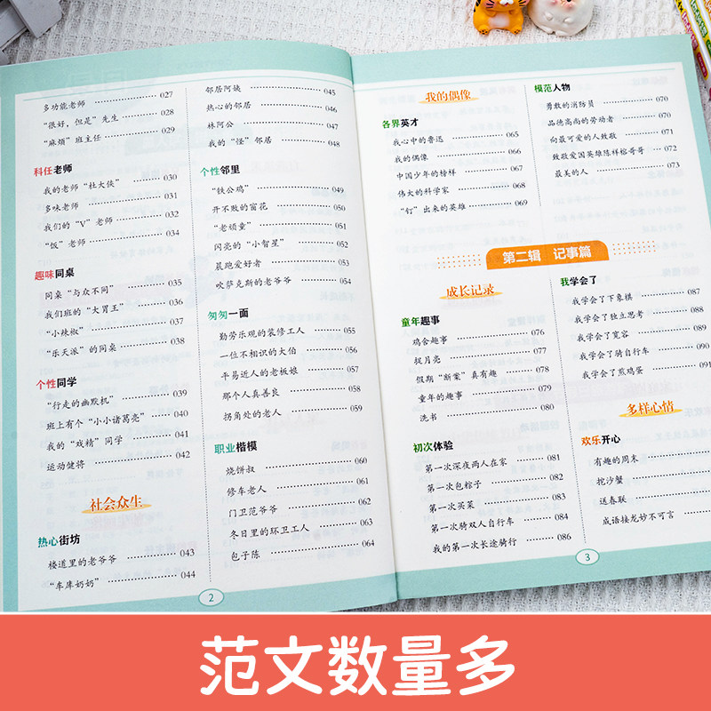 小学生作文百宝箱满分作文小学示范大全人教写作技巧万能公式全国优选作文看图写话素材摘抄积累仿写一二三四五六年级通用开心教育