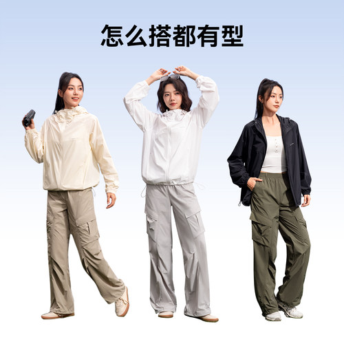 魔力薇薇小轻风山行防晒衣女款夏季外穿运动外套轻薄遮阳皮肤衣新 - 图3