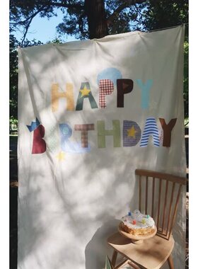 ins可定制挂布生日婚礼背景装饰