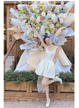 超大花束网红店铺摆件装饰陈列开业活动打卡布置婚礼户外情人节日