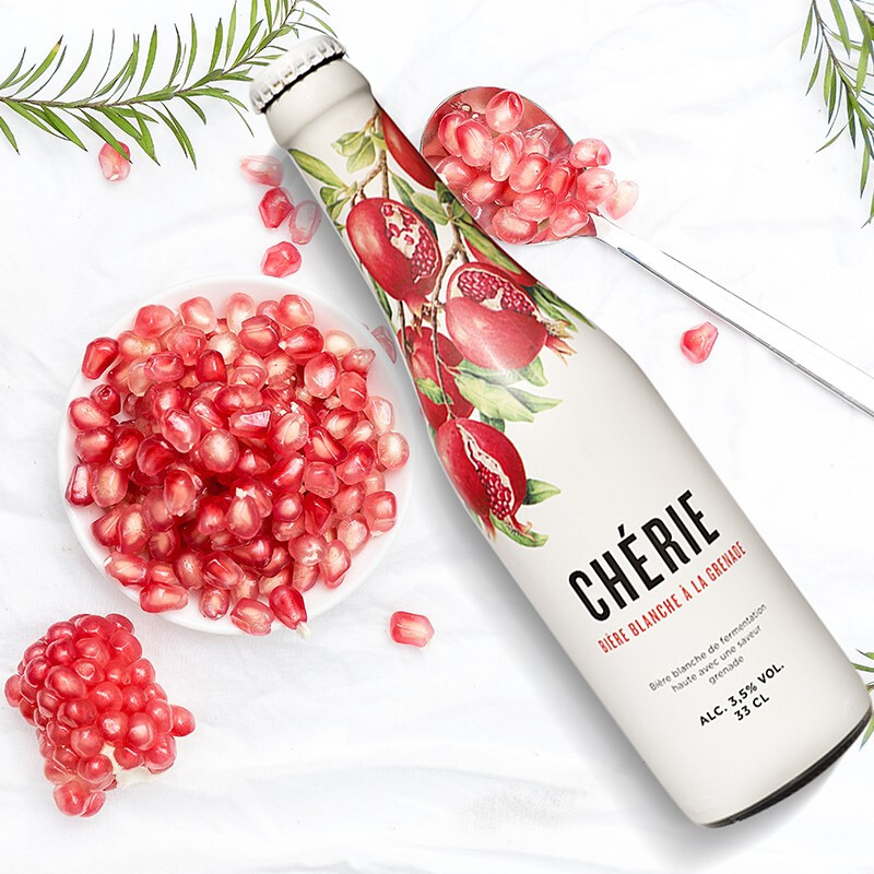 【进口】奢莉(CHERIE) 果味啤酒330ml*5瓶比利时精酿女生啤酒组合