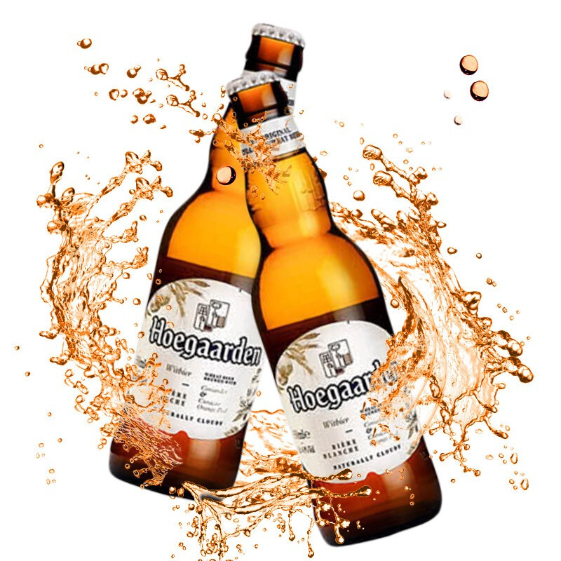 【进口】Hoegaarden白啤酒330ml*24瓶装比利时福佳白精酿整箱啤酒