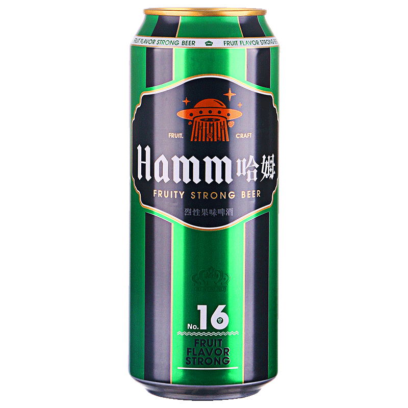 【10%vol】哈姆16号啤酒500ml*24罐高度烈性21°P听装啤酒整箱