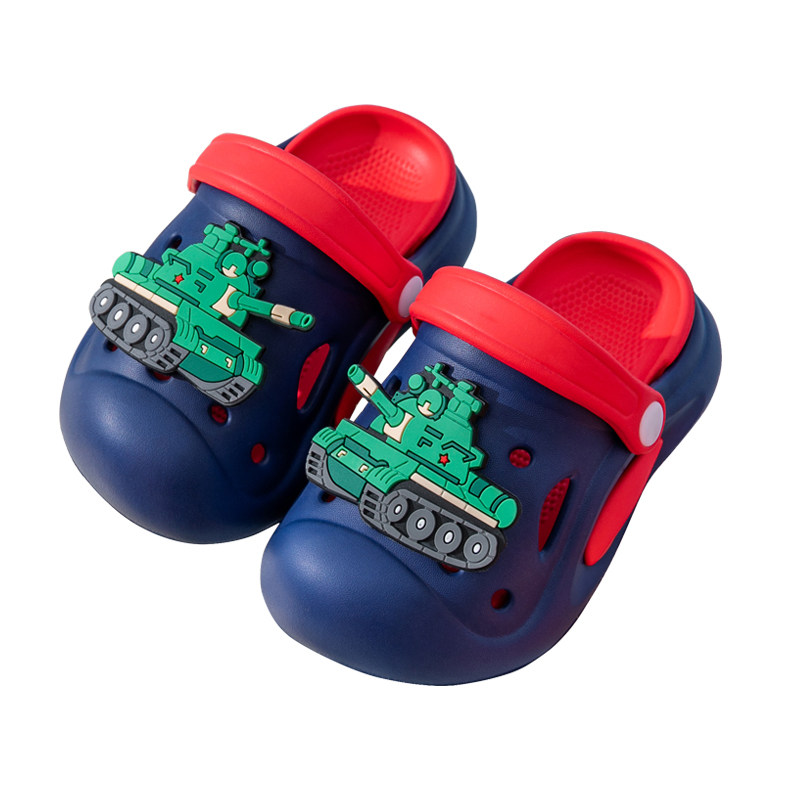 包头儿童凉拖鞋男童夏季居家厚底防滑外穿卡通坦克宝宝男孩洞洞鞋,淘宝优惠券,粉丝福利购,淘宝优惠卷