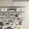 Hardware hole board bookshelf girl desk bookcase vertical floor display integrated student desk storage rack