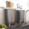 Chopstick rack wall-mounted household chopstick tube kitchen household new drain storage box chopstick basket chopstick cage B371