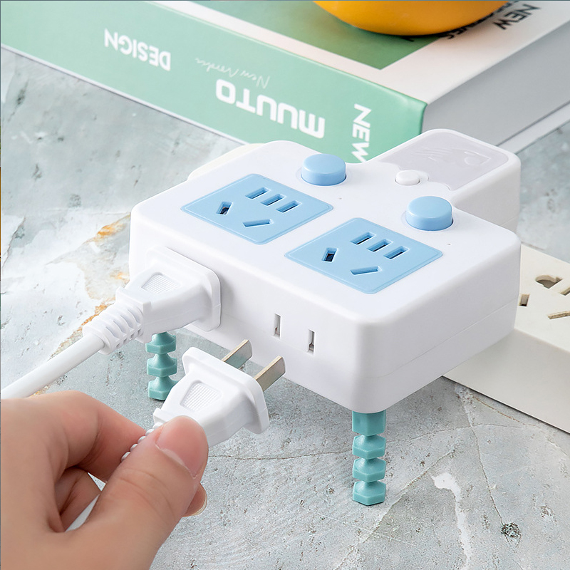 Power cord extension socket Plug wire board with towing Plat - 图1
