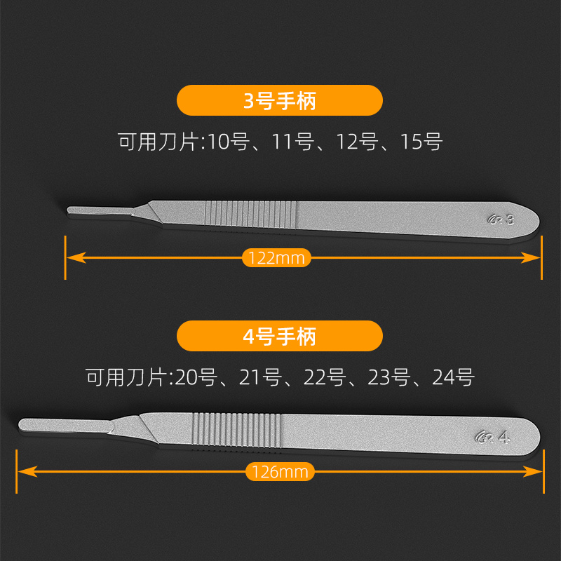 11号23号刀片美工刀片非手术手片34号手机维修雕刻修毛边汽车贴膜-图3