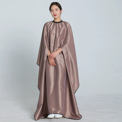 Накидка, длинный высококлассный парикмахерский фартук для стрижки волос, делается под заказ, с печатью вашего логотипа