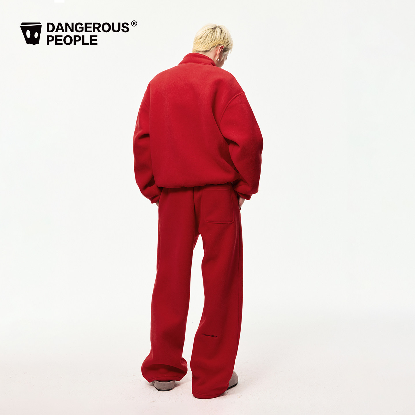 Dangerouspeople薛之谦dsp小雪花摇粒绒立领卫衣外套直筒长裤套装,淘宝优惠券,粉丝福利购,淘宝优惠卷