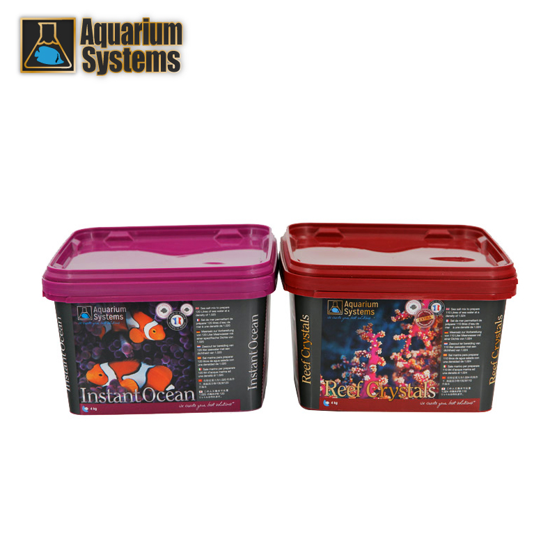 法国红十字盐珊瑚盐小丑鱼盐LPS法红盐海盐盒 桶装海水鱼缸海水盐 - 图0