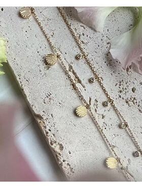 LHWINDSOR·贝壳浪花项链银币