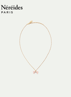 Les Nereides巴黎歌剧院系列 粉色蝴蝶结 项链
