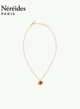 Les Nereides爱护小动物系列 腊肠犬与埃菲尔铁塔 项链