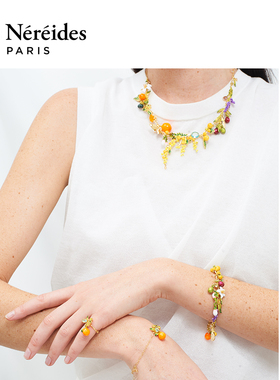 18knereides普罗旺斯橙花手链