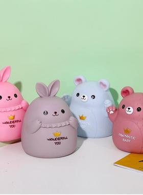 厂家潮卡通萌熊存钱罐儿童网红防摔储蓄罐送男孩女孩个性创意礼物