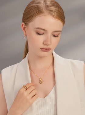 BABYBEI初贝登山扣项链锁骨链