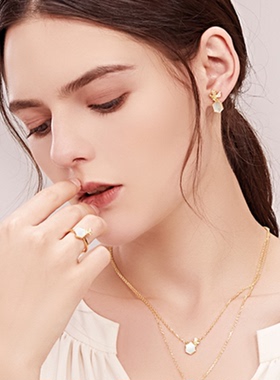 BABYBEI初贝蜂巢戒指戒饰