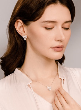 BABYBEI初贝白色恋人项链