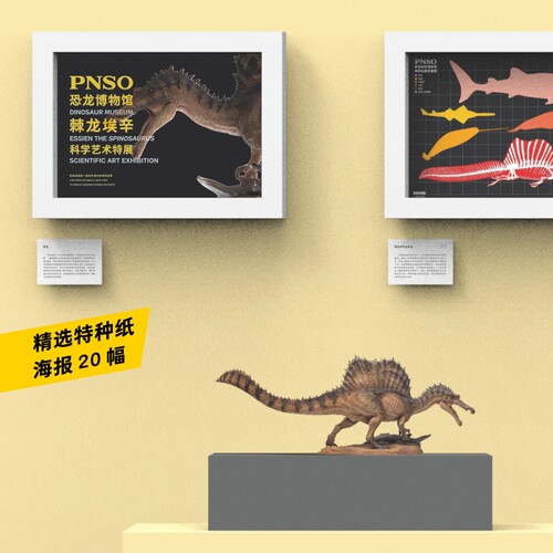 PNSO新版棘龙埃辛恐龙博物馆1:35科学艺术模型 - 图1