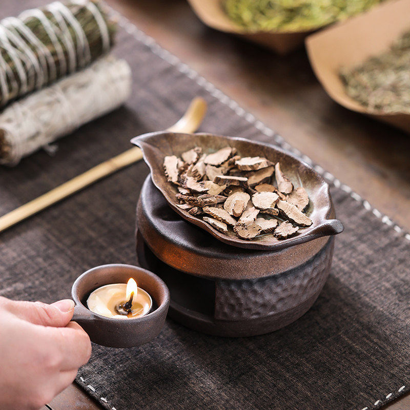 手作日式香薰炉蜡烛小众高级熏香炉温茶烤茶炉雪松隔火烘烤炉熏炉,淘宝优惠券,粉丝福利购,淘宝优惠卷