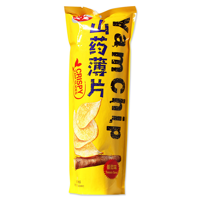 宏途山药薄片番茄味90g*5 韦杰食品膨化食品