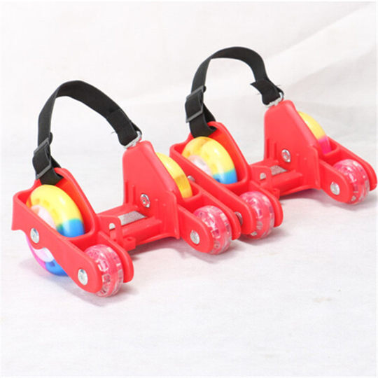 Four-wheel enhanced version of PU Hot Wheels roller skates Heelys shoes