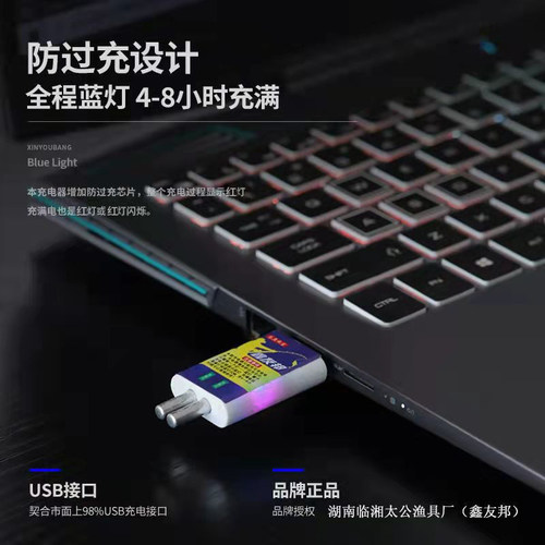 夜光漂CR425电池鱼漂电子漂可充电子浮漂通用充电器鱼具用品大全 - 图1