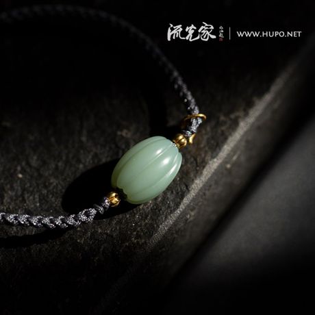 Streamer Home Natural Hetian Jade No Optimization Jasper Bracelet Hand Woven Ngtc Test Available