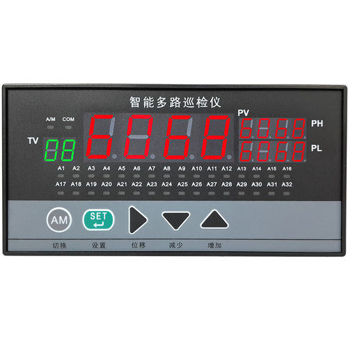 智能多路巡检仪8/16/32路温度显示器 485通讯万能输入温控测温表 - 图3