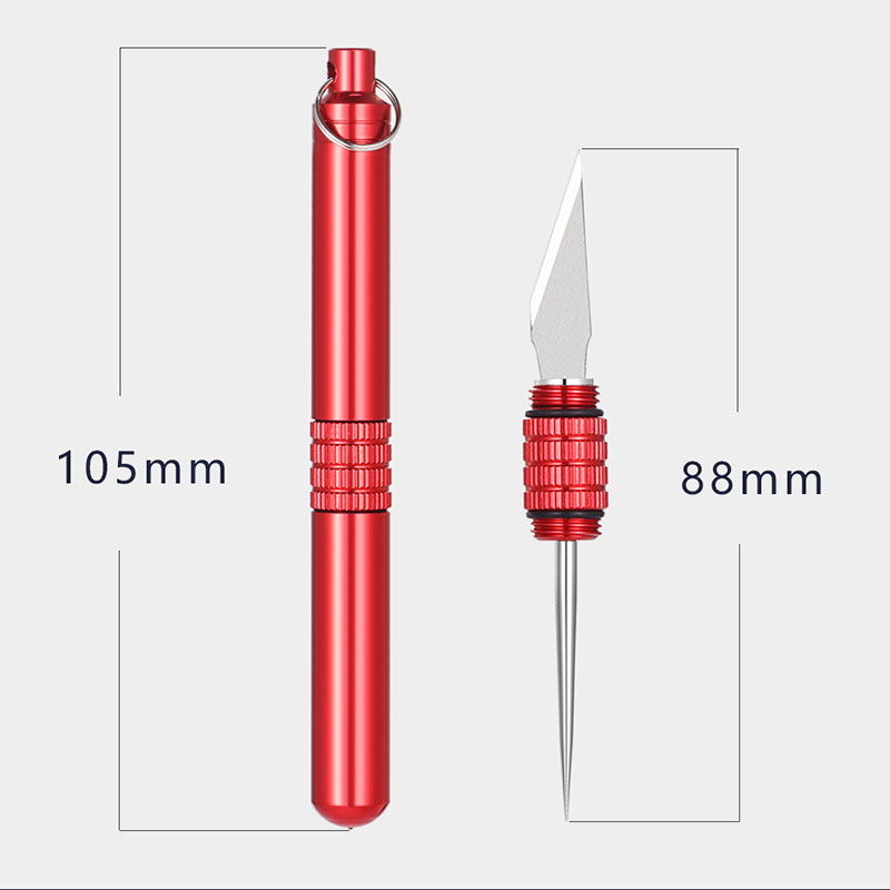 304不锈钢牙签小刀随身携带雕刻刀便携式剔牙神器多功能防身神器 - 图0