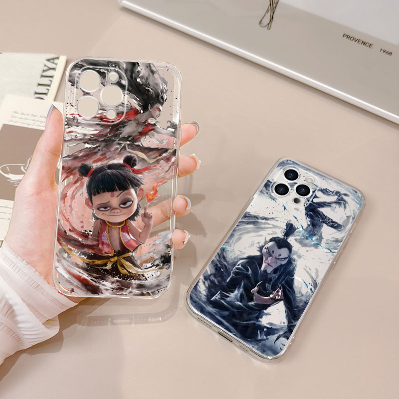 哪吒魔童闹海适用于vivo y93手机壳y97女y300pro硅胶y85/y83/y81/y77/y78/y76透明y74s/y72/y71t/y70/y66防摔 - 图3