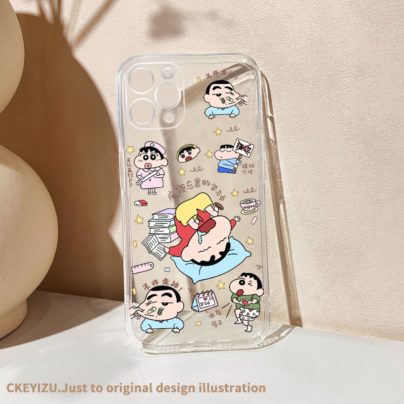 睡觉小新适用华为pura70pro新款手机壳P70高级p60art夏季透明P40硅胶防摔p30por散热软P20PRO女p1oplus保护套 - 图0