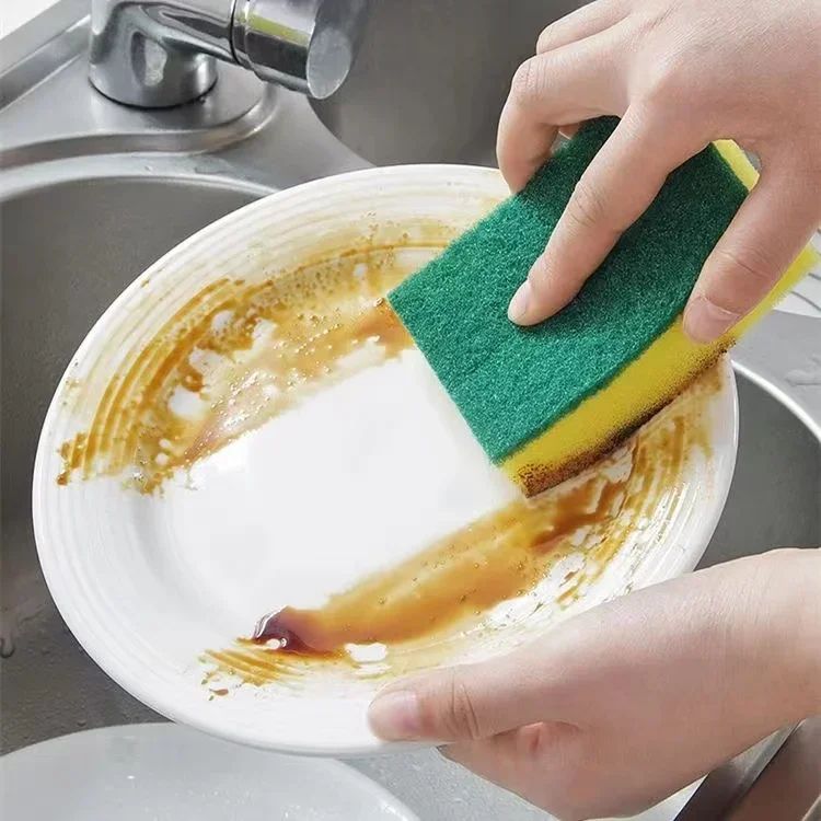 Absorbent Cleaning Sponges Dish washing Magic Clean Pot Rust - 图1