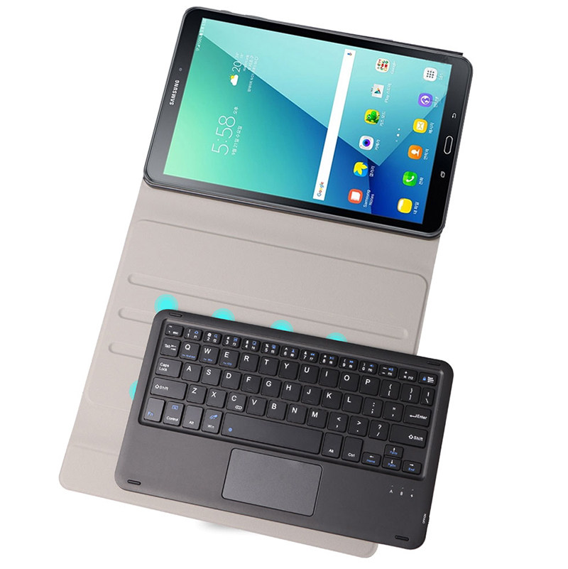 适用于三星TAB A 10.1 With S Pen保护套带蓝牙键盘触摸鼠标SM-P580N皮套P588C10.1寸P583平板电脑p585Y/C壳