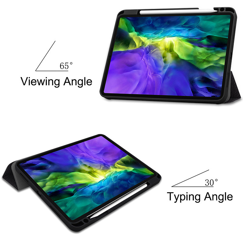 护膜者 适用于2020ipadpro保护套新版pro11英寸带笔槽休眠皮套苹果平板电脑新款ipad pro11软壳全包防摔支架