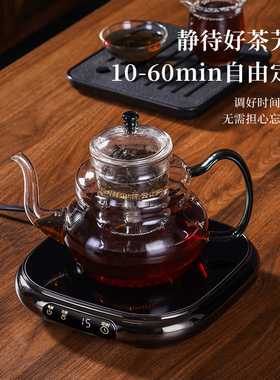 德茗堂大方电陶炉玻璃煮茶器套装