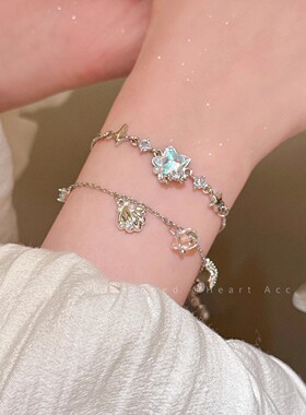 高级感手链女清冷感高级人鱼尾手饰海星贝壳欧珀手链精致配饰手串