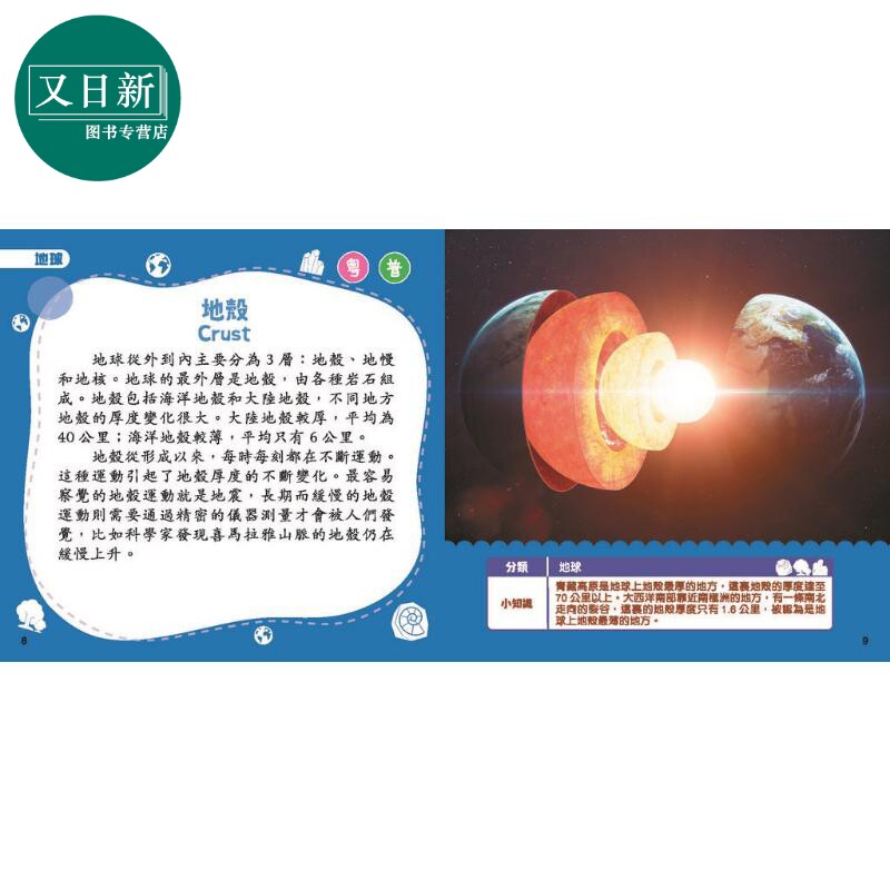 新雅点读乐园 小百科图鉴系列5册 动物 交通工具 地球 昆虫 蔬菜水果 儿童早教科普绘本 认知识物图画书 港台原版 又日新
